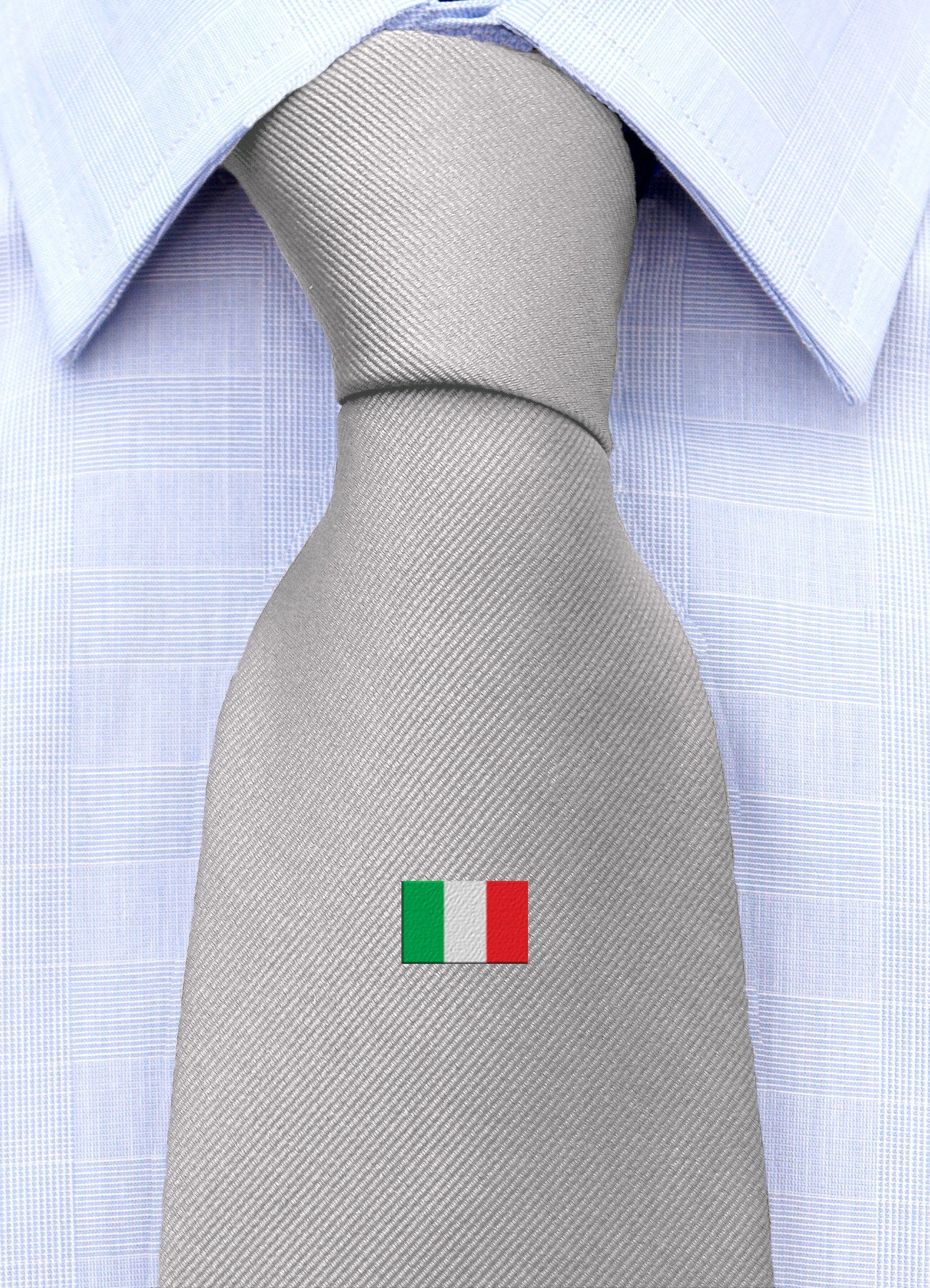 Cravatta con bandiera italiana