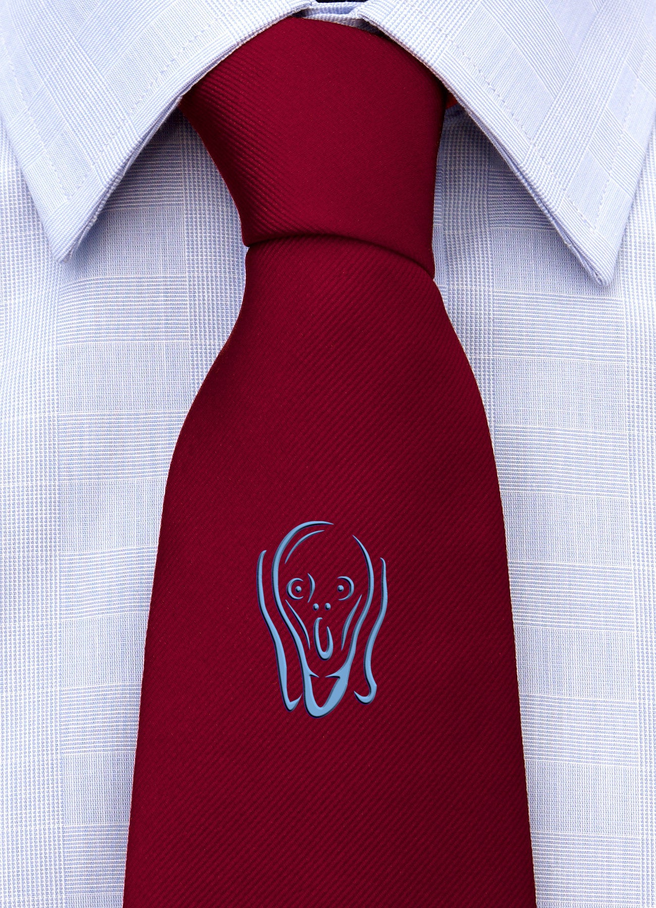 Cravatta Iconica "L'Urlo di Munch"