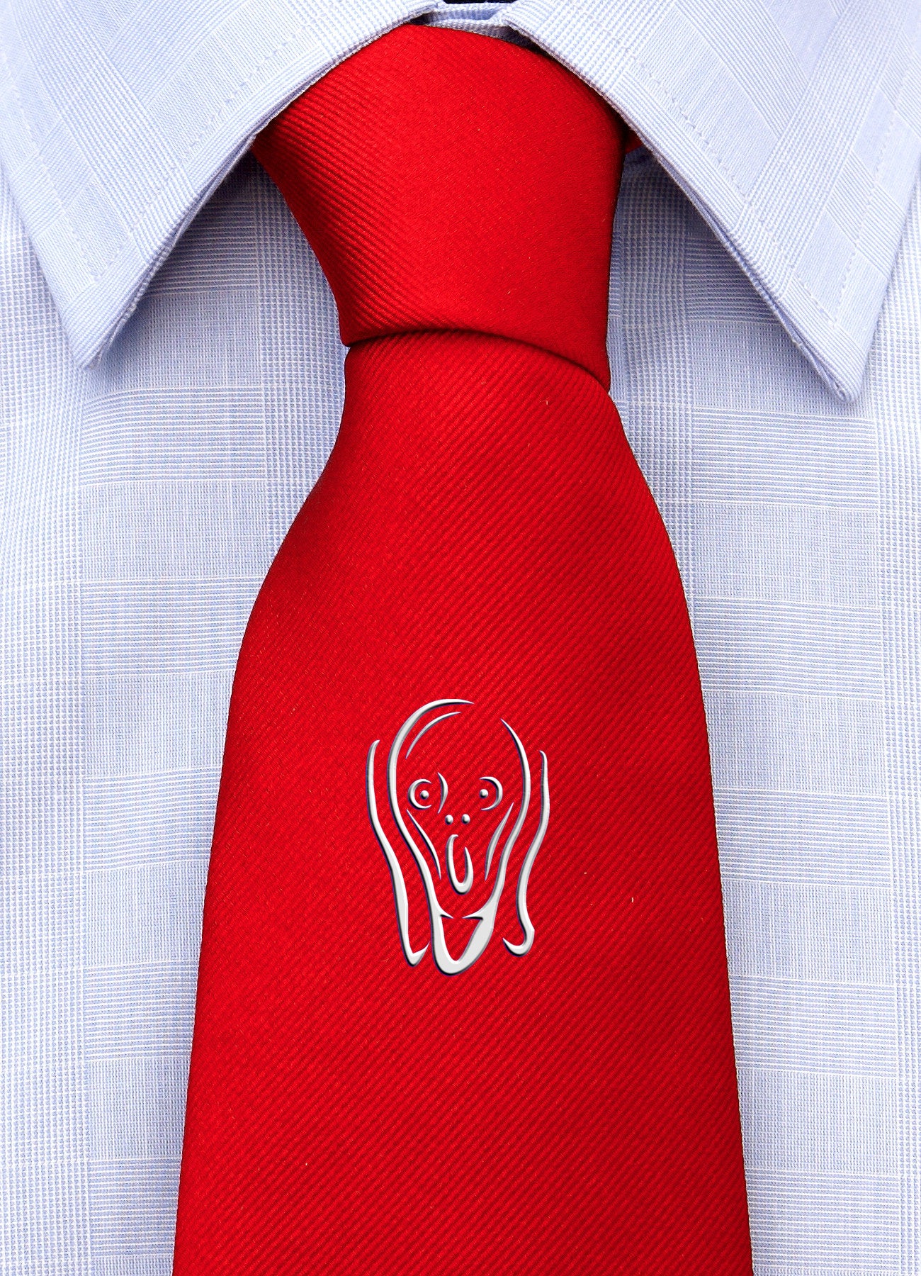 Cravatta Iconica "L'Urlo di Munch"