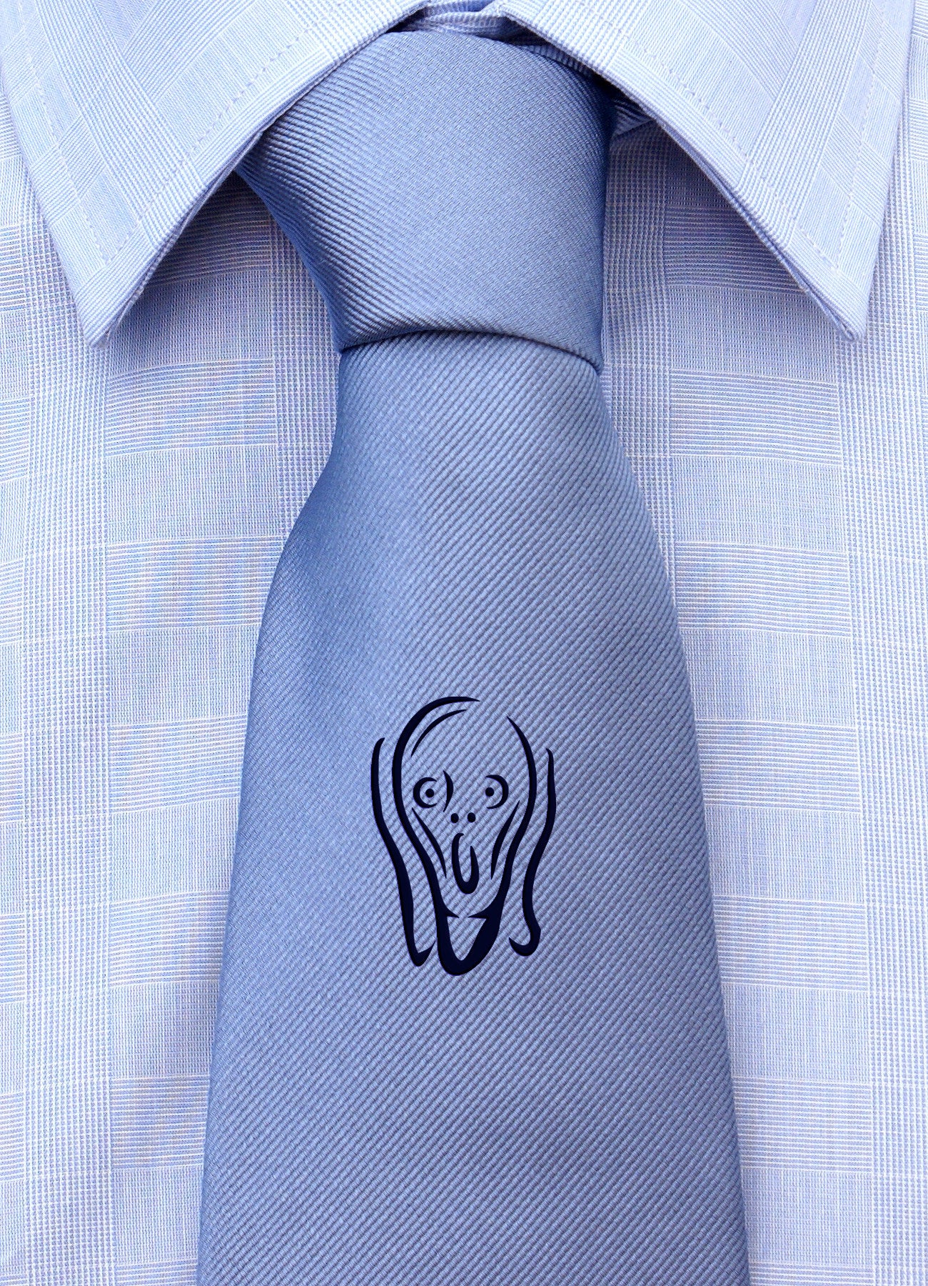 Cravatta Iconica "L'Urlo di Munch"