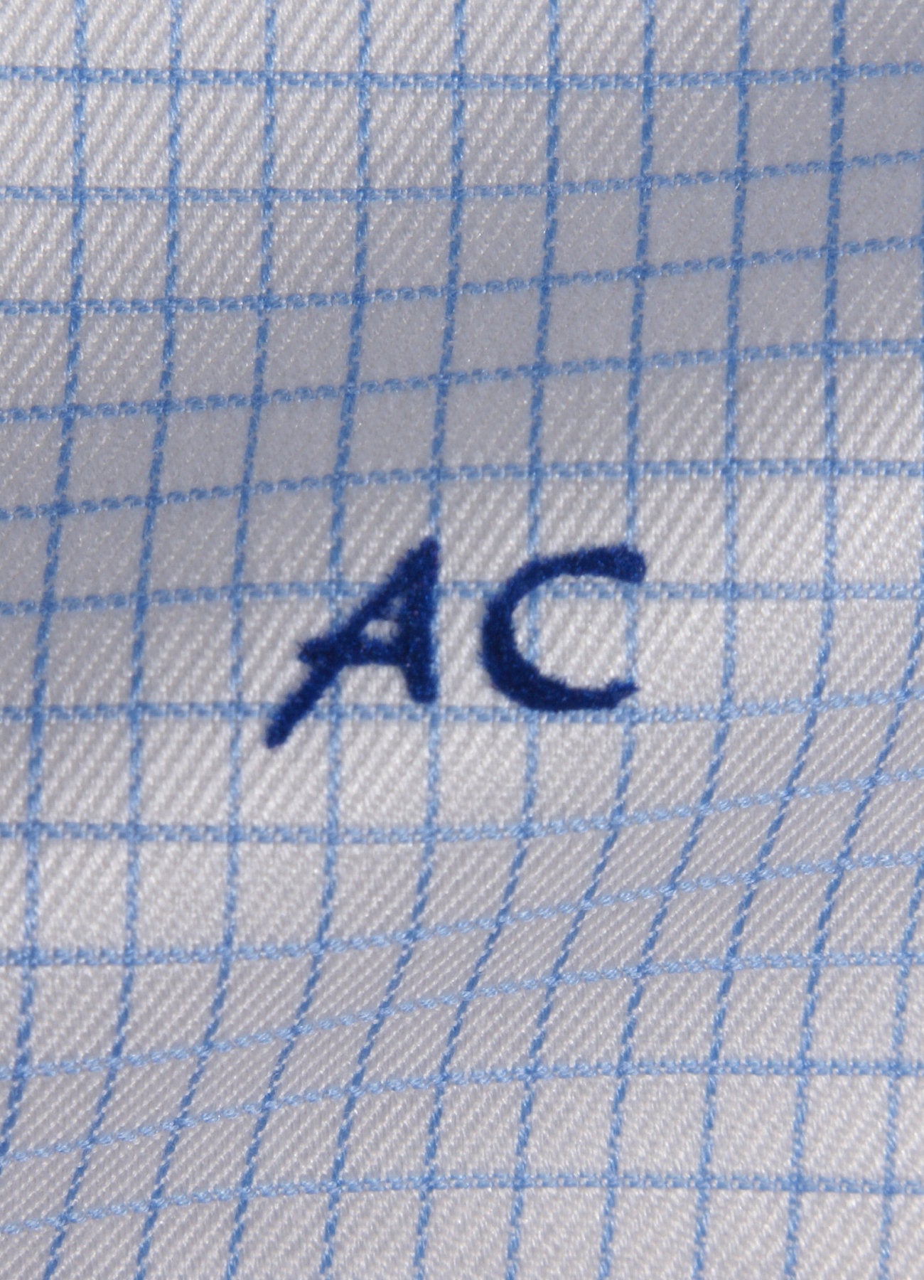 Iniziali per camicie stile "Canaletto" personalizzate pronte da applicare