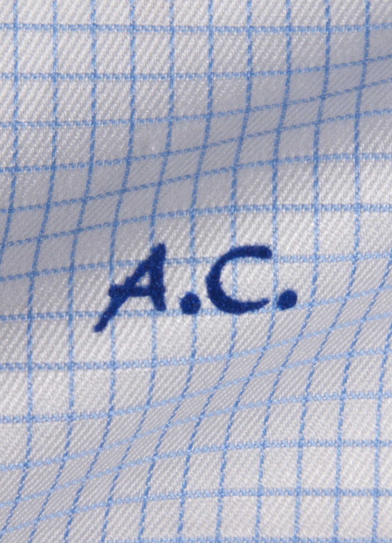 Iniziali per camicie stile "Canaletto" personalizzate pronte da applicare