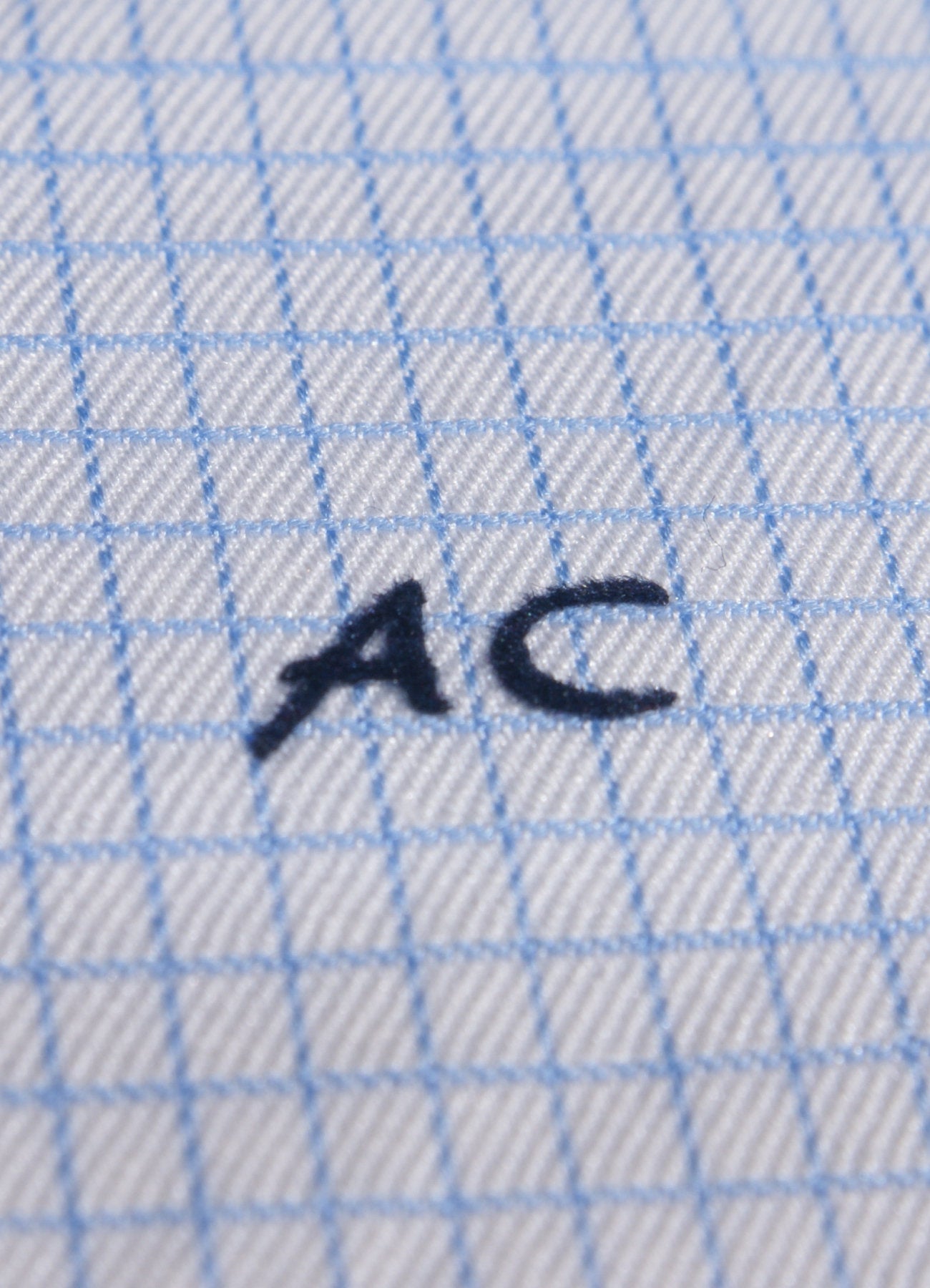 Iniziali per camicie stile "Canaletto" personalizzate pronte da applicare