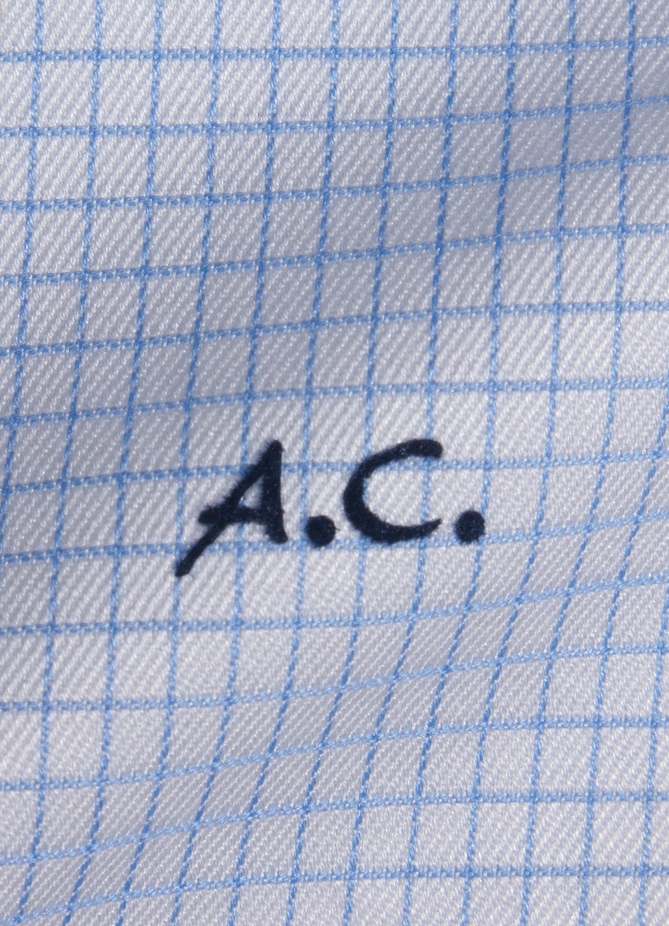 Iniziali per camicie stile "Canaletto" personalizzate pronte da applicare