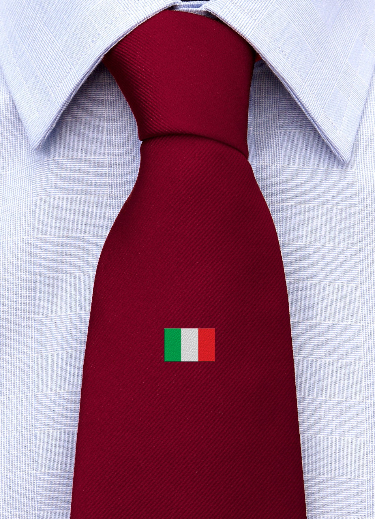 Cravatta con bandiera italiana