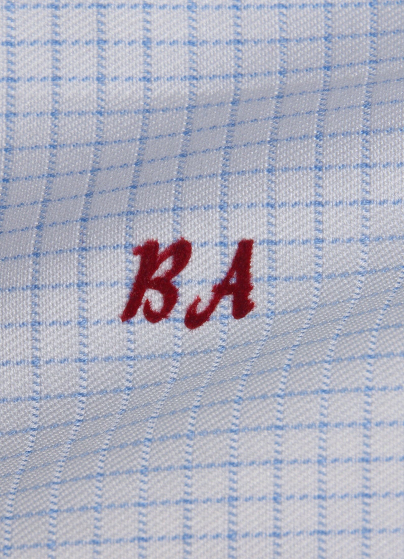 Iniziali per camicie stile "Tiziano" personalizzate pronte da applicare