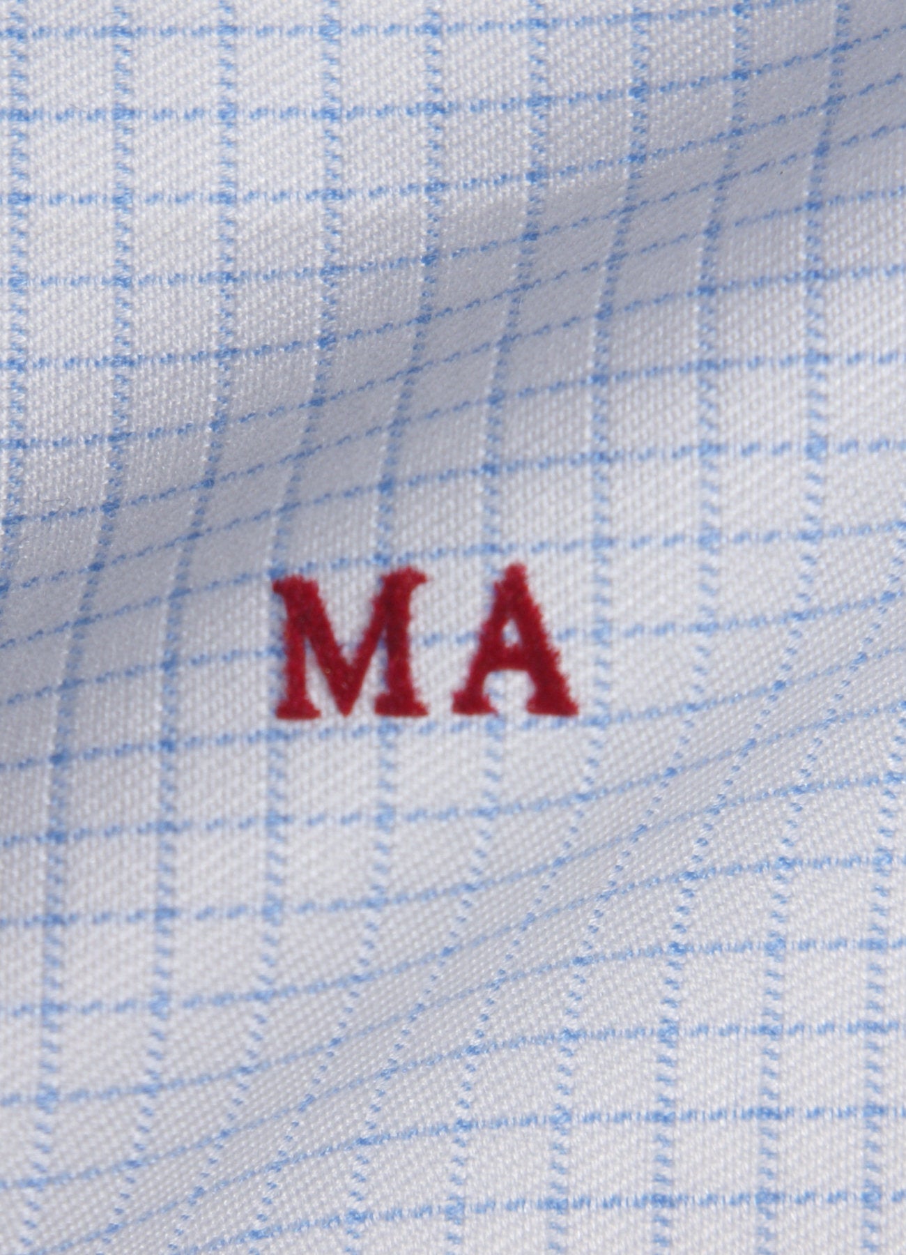 Iniziali per camicie stile "Caravaggio" personalizzate pronte da applicare