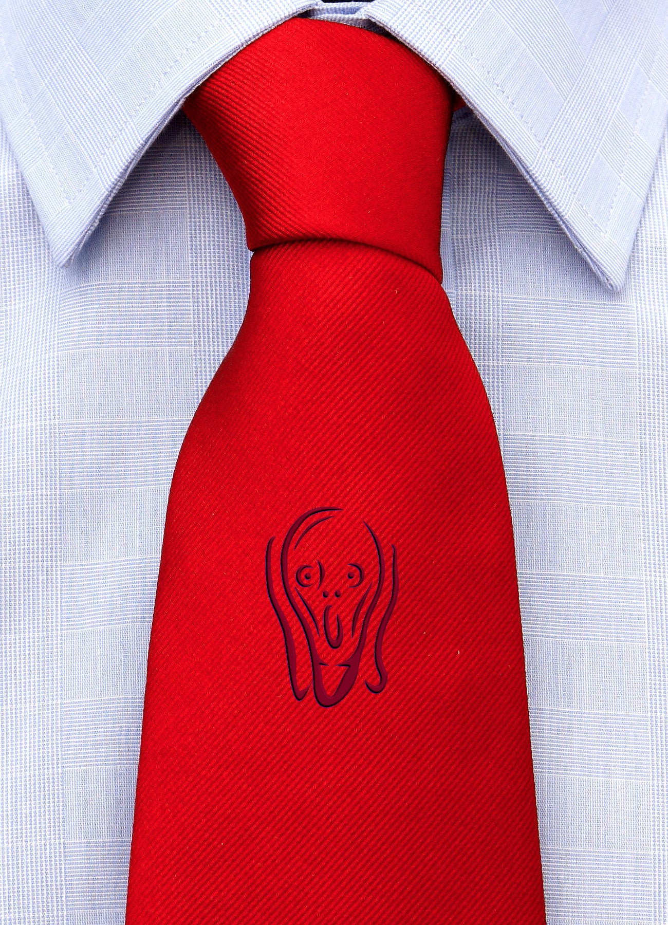 Cravatta Iconica "L'Urlo di Munch"