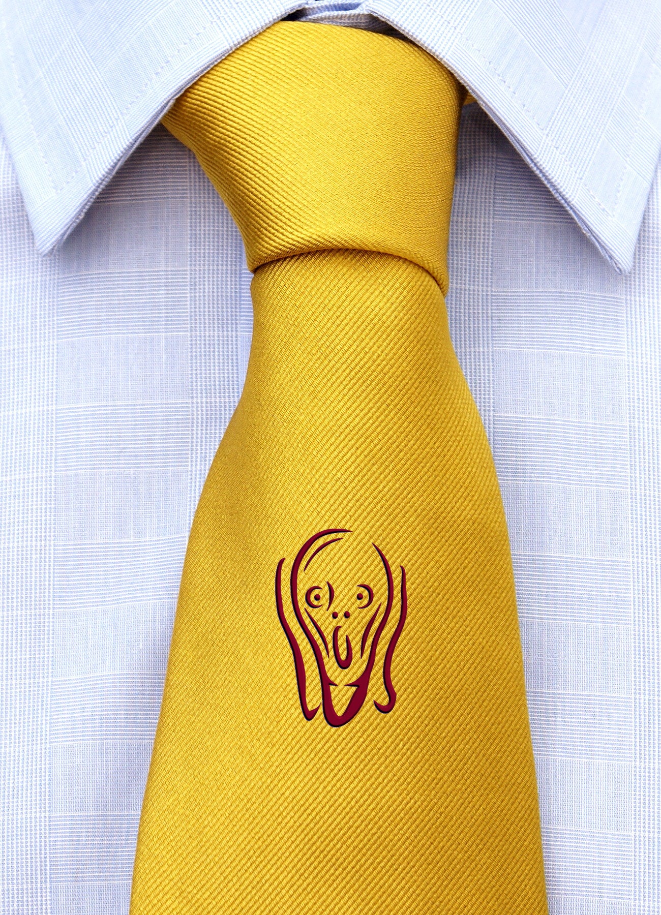 Cravatta Iconica "L'Urlo di Munch"