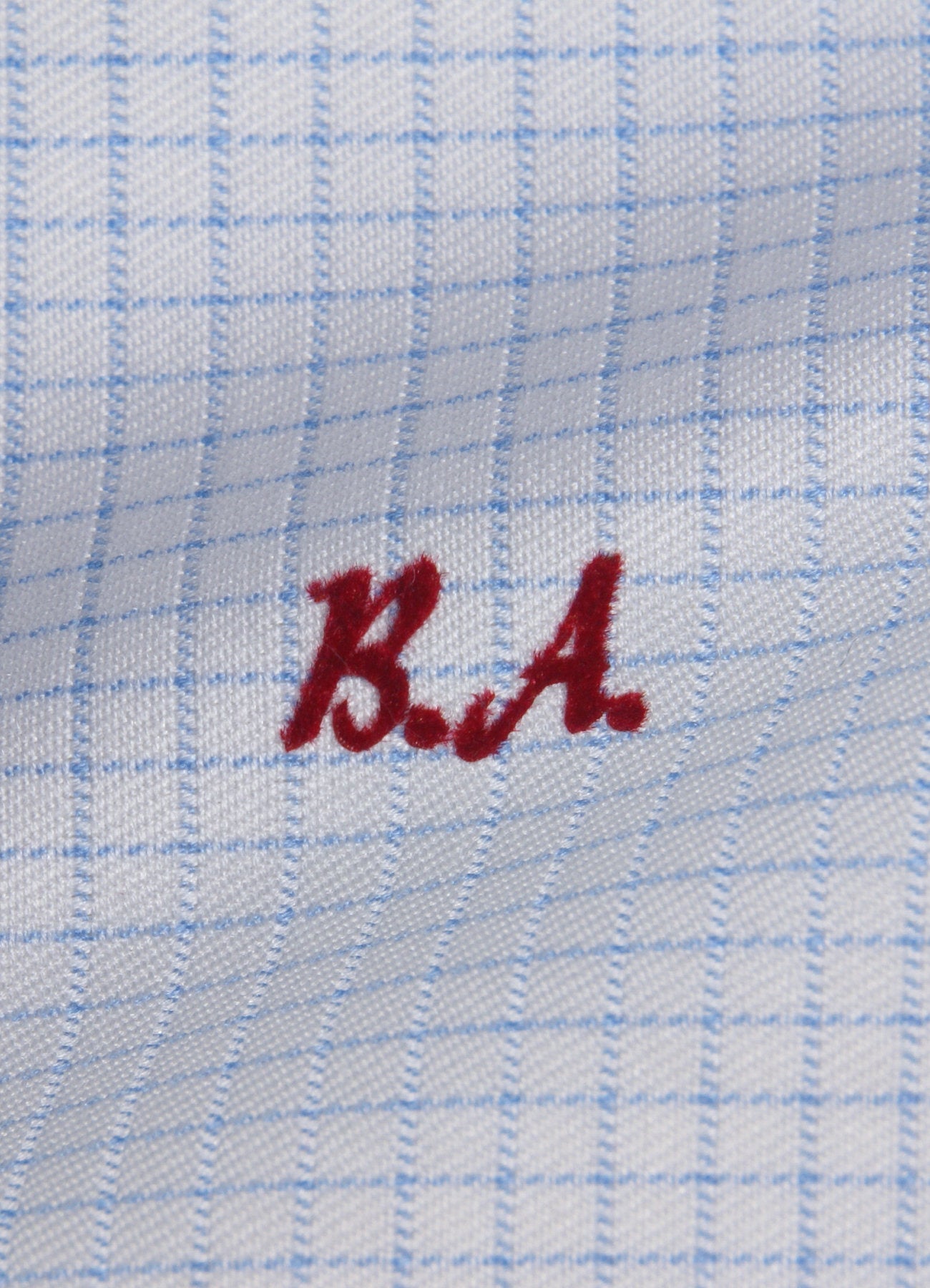 Iniziali per camicie stile "Tiziano" personalizzate pronte da applicare