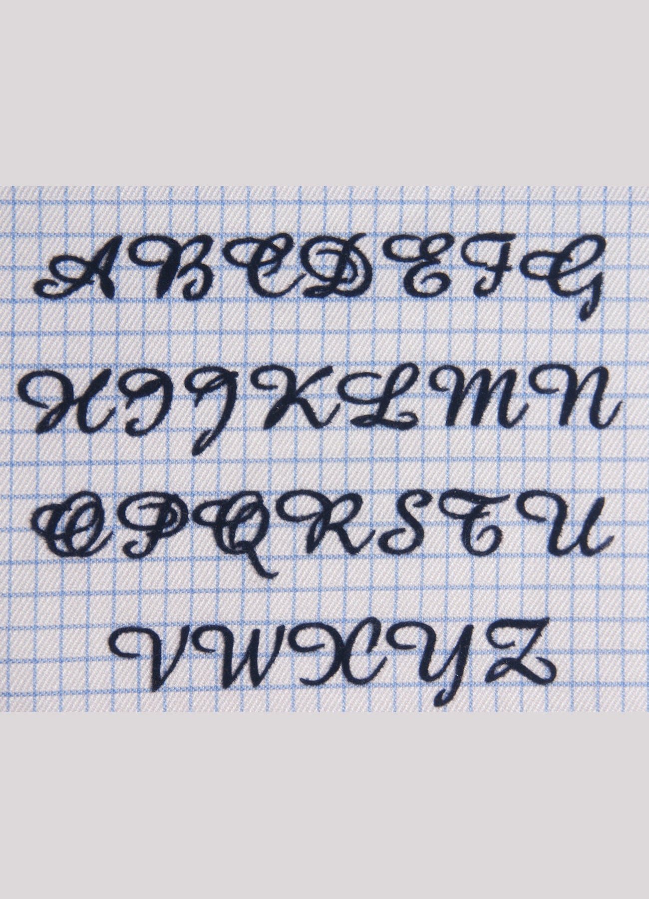 Iniziali per camicie stile "Botticelli" personalizzate pronte da applicare