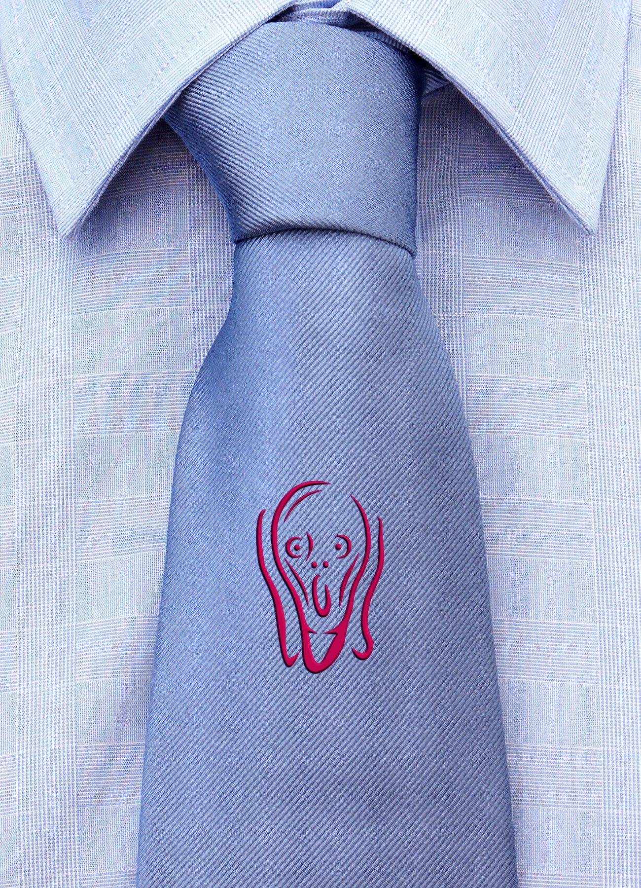 Cravatta Iconica "L'Urlo di Munch"