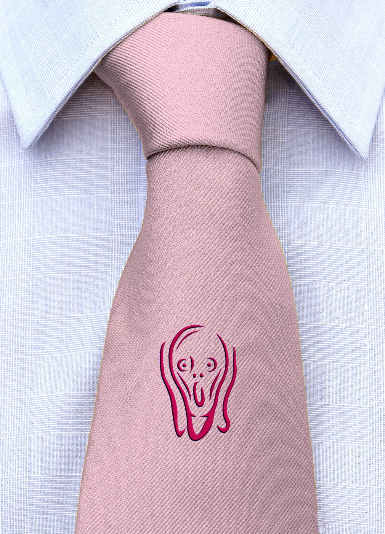 Cravatta Iconica "L'Urlo di Munch"