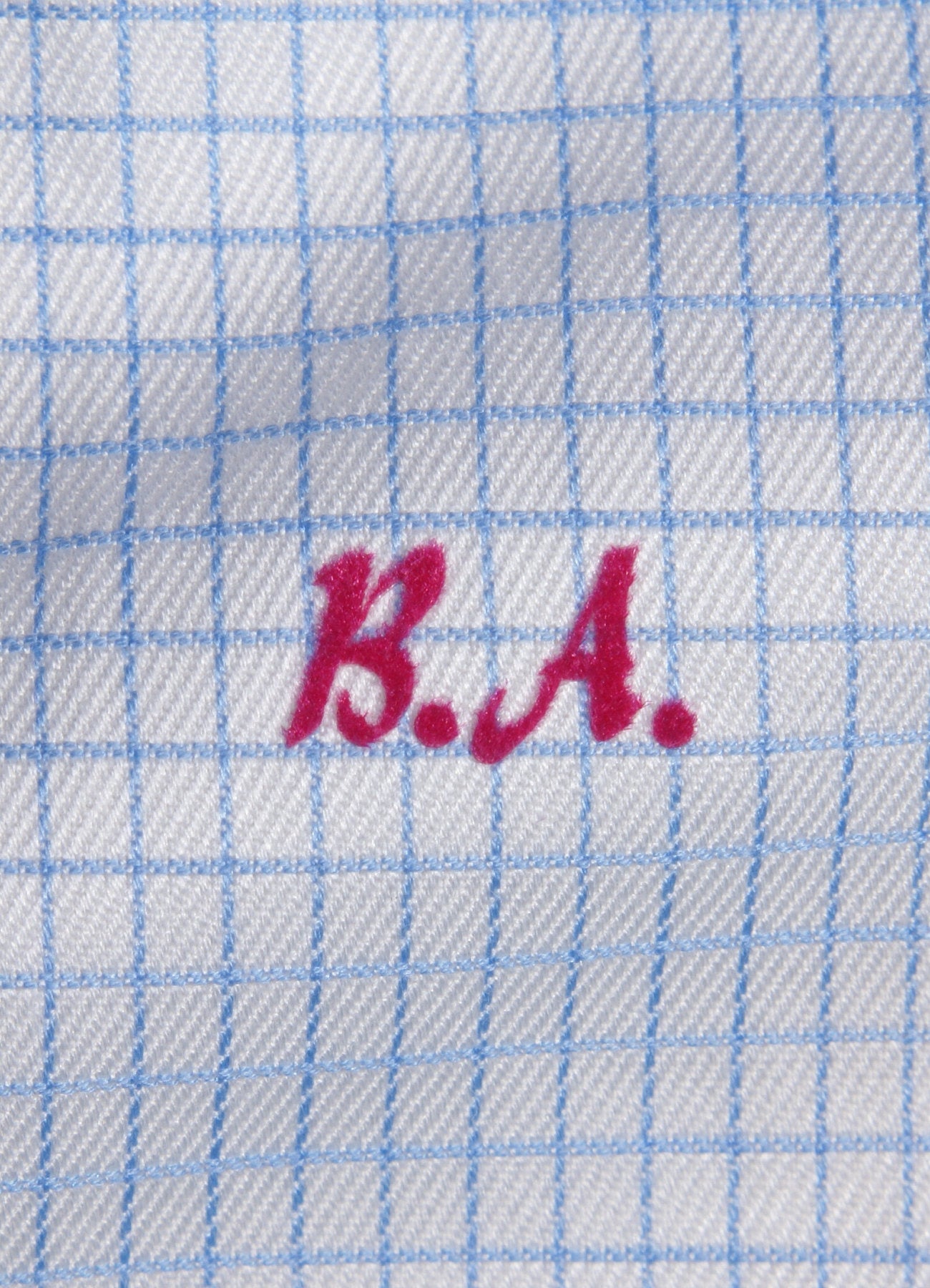 Iniziali per camicie stile "Tiziano" personalizzate pronte da applicare