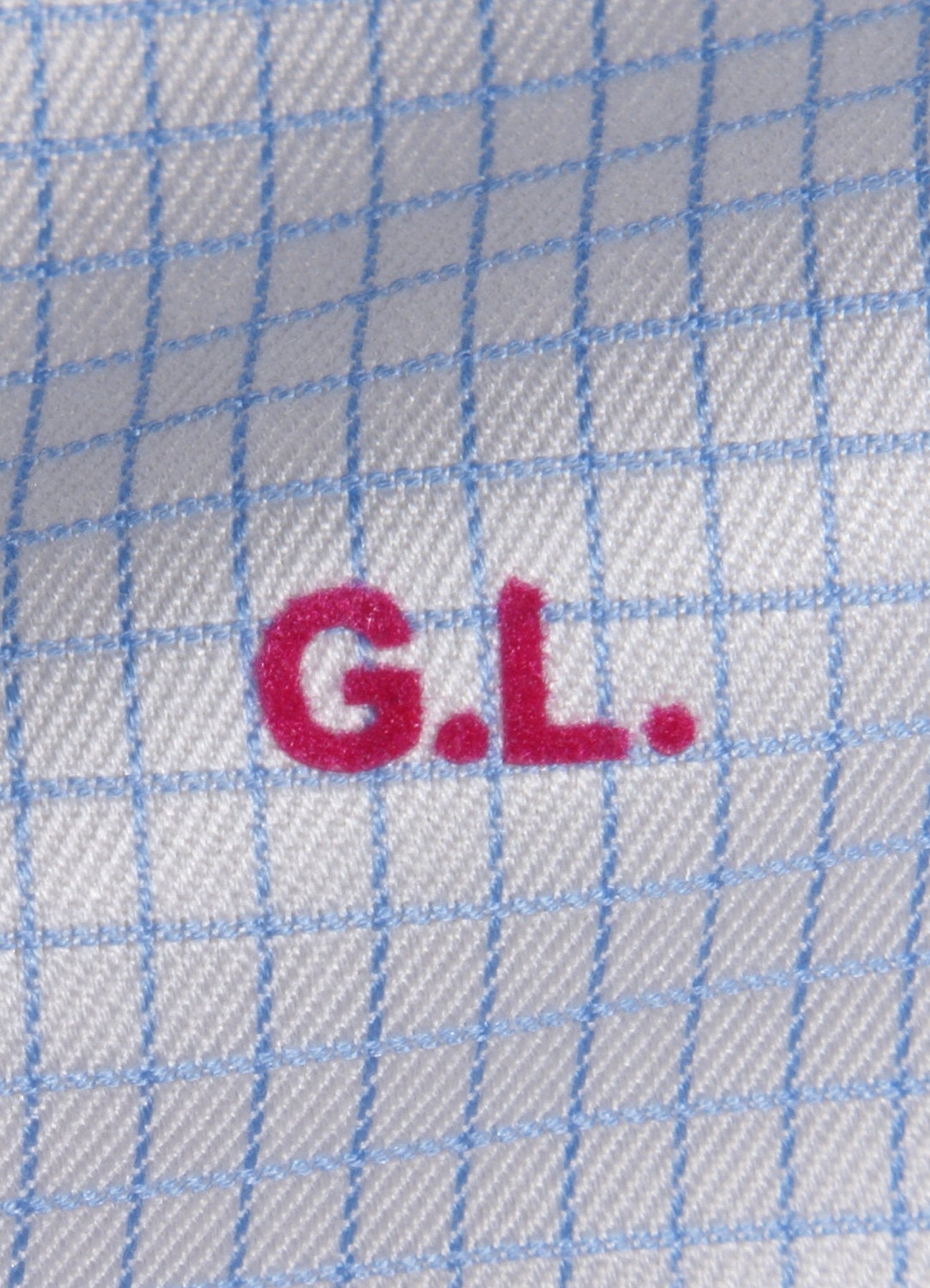 Iniziali per camicie stile "Modigliani" personalizzate pronte da applicare