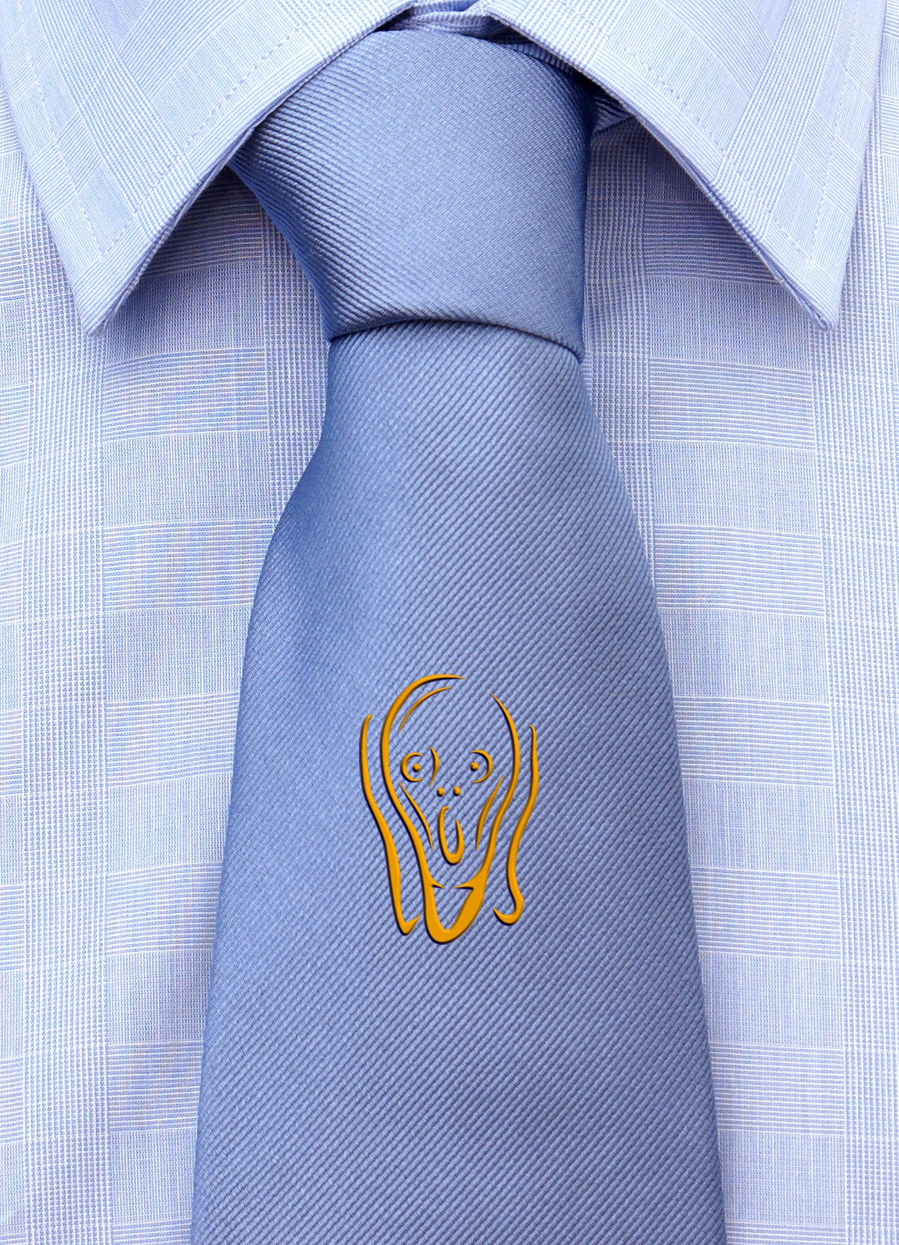 Cravatta Iconica "L'Urlo di Munch"