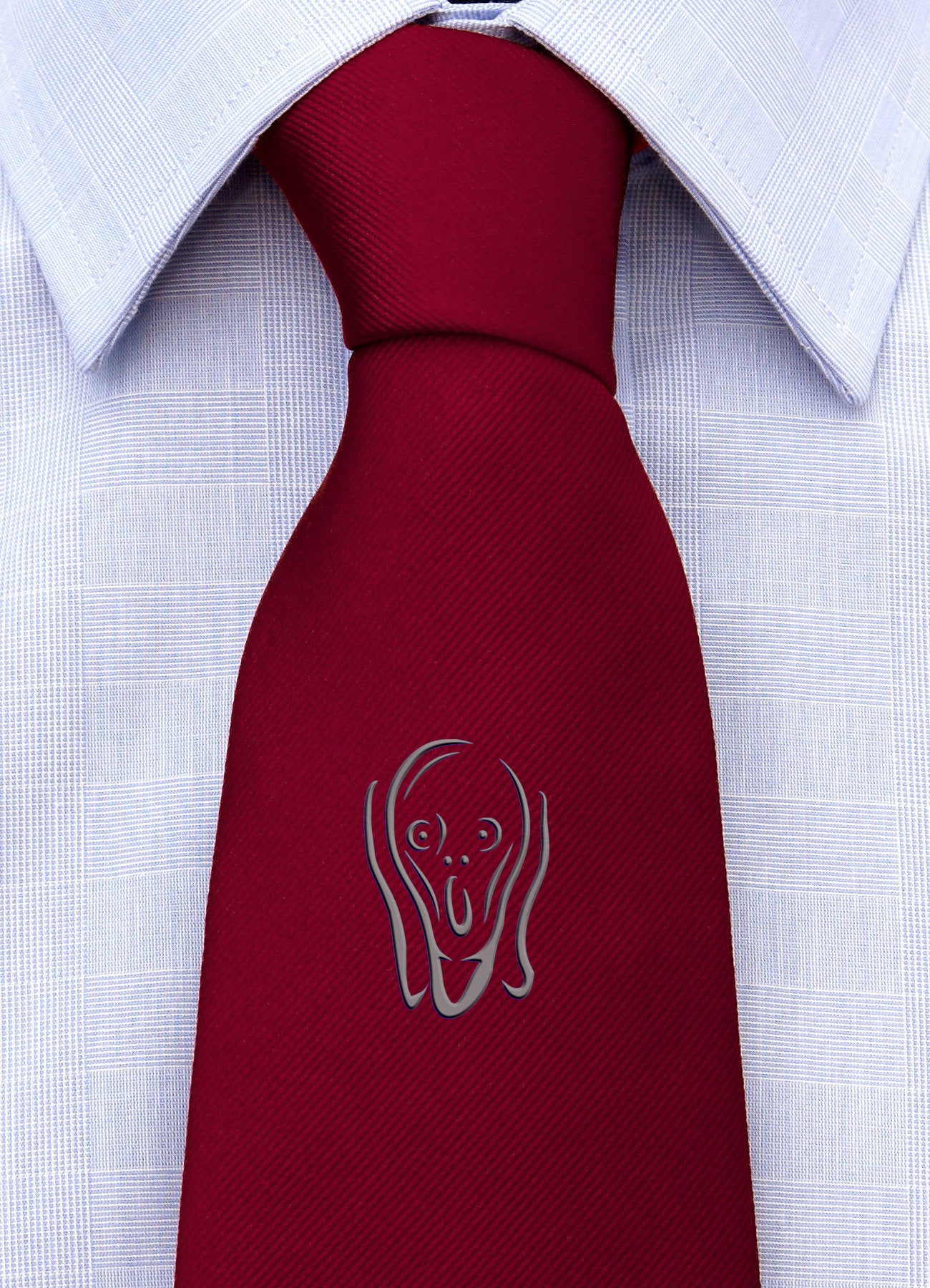 Cravatta Iconica "L'Urlo di Munch"