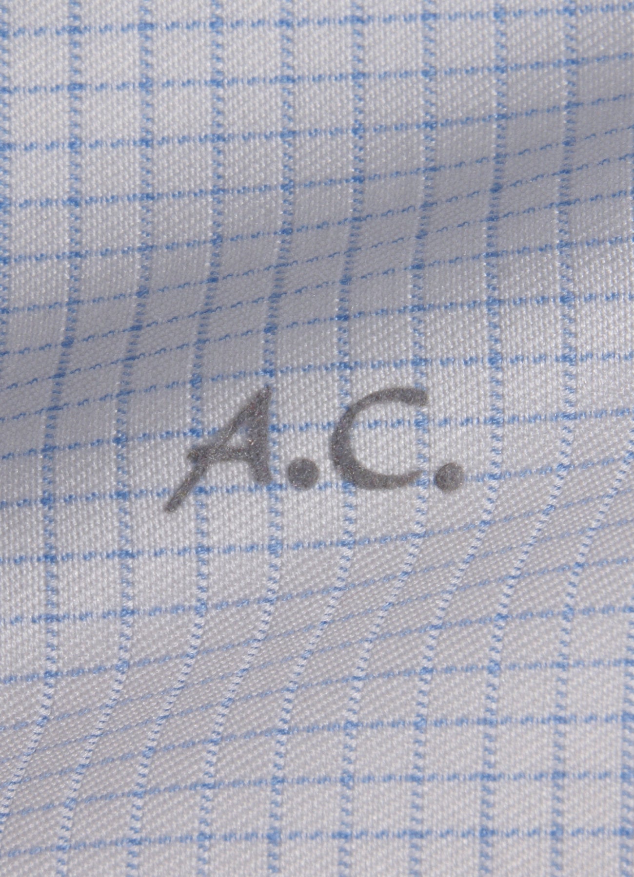 Iniziali per camicie stile "Canaletto" personalizzate pronte da applicare