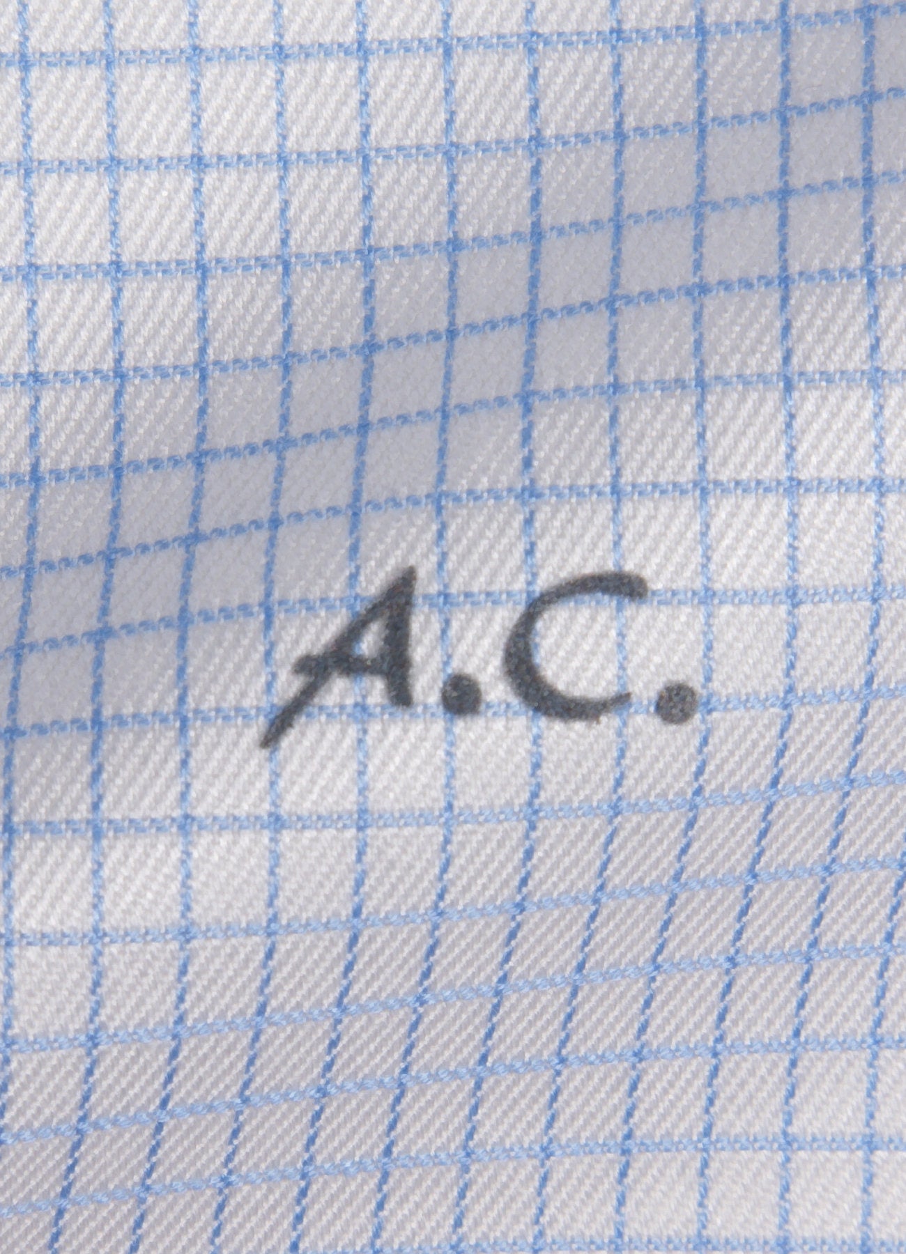 Iniziali per camicie stile "Canaletto" personalizzate pronte da applicare