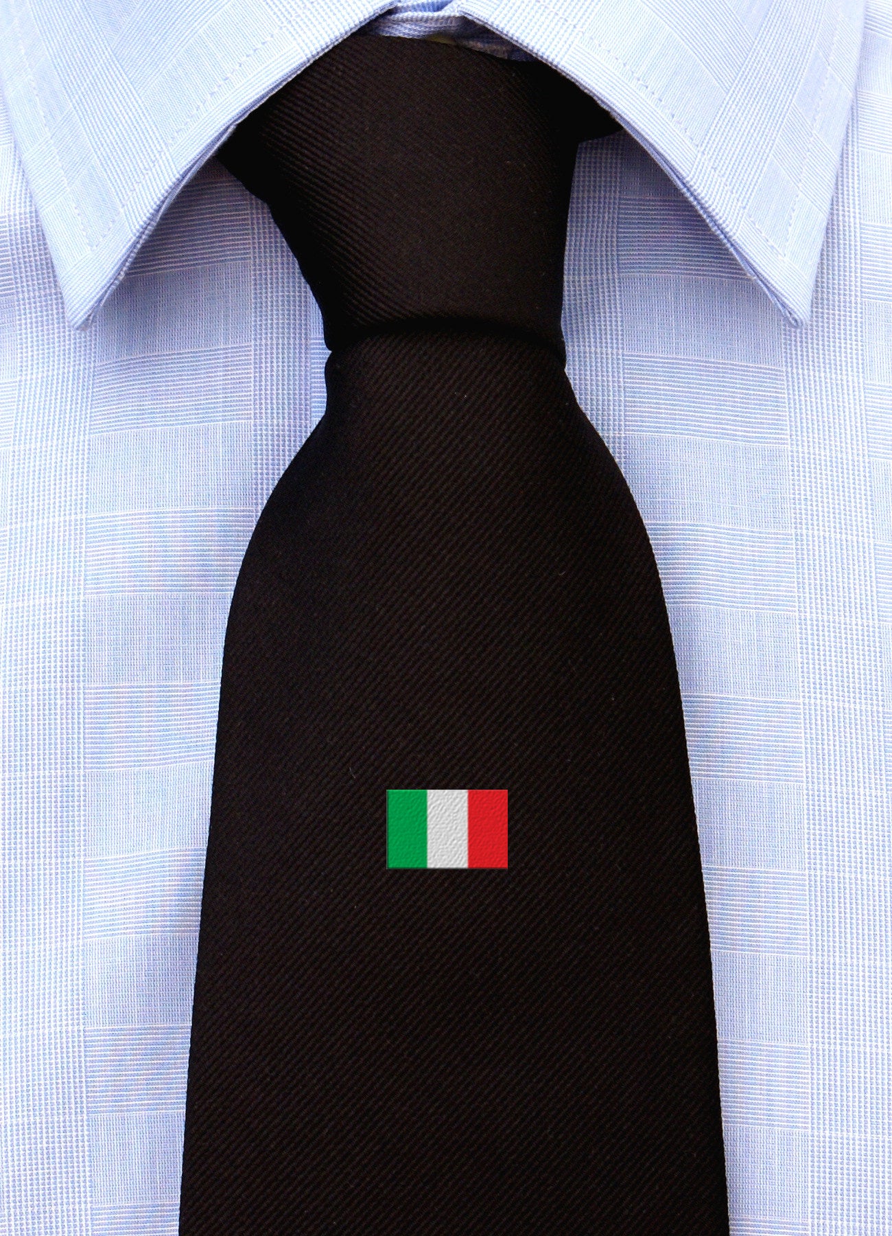 Cravatta con bandiera italiana