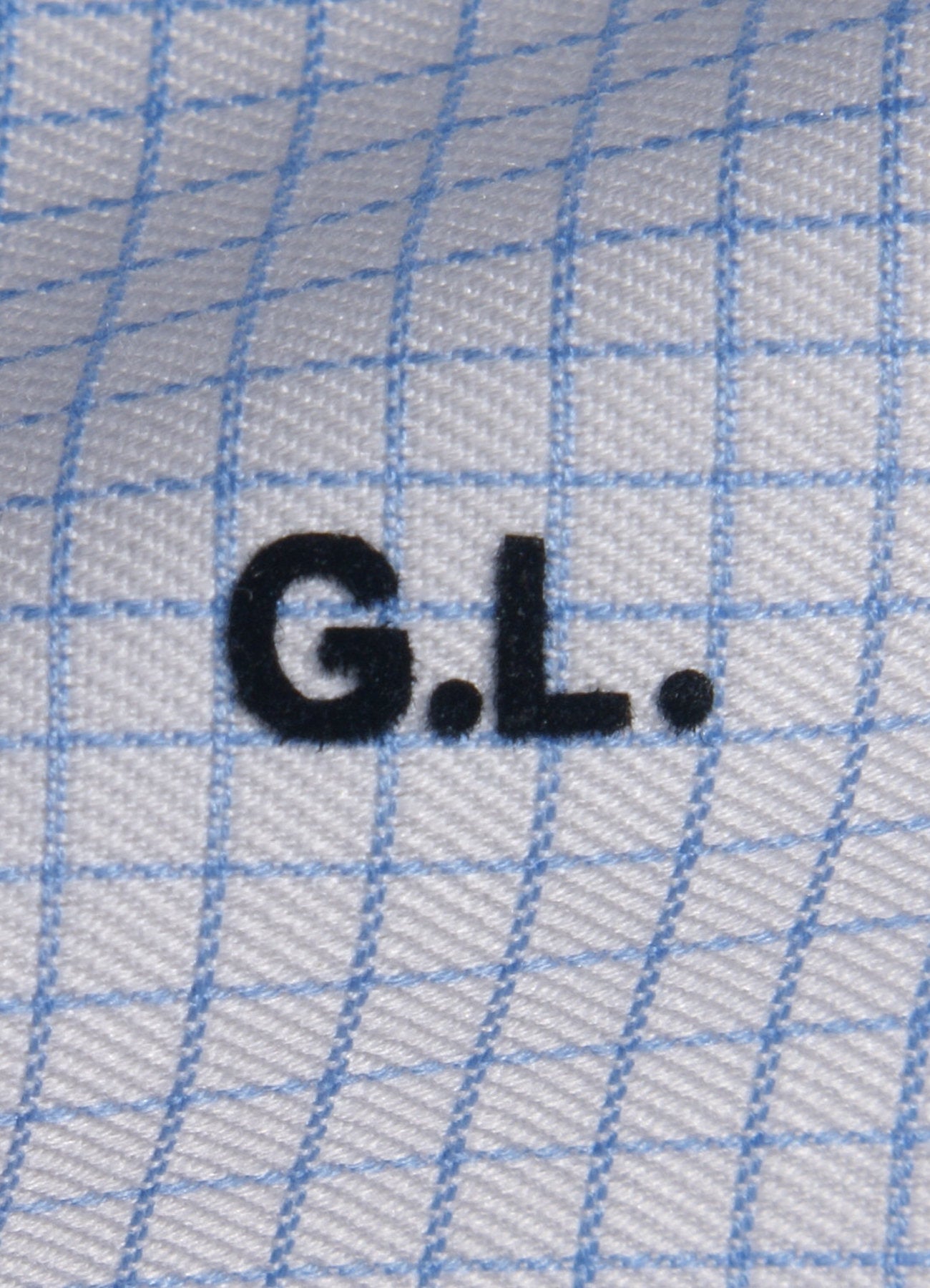 Iniziali per camicie stile "Modigliani" personalizzate pronte da applicare