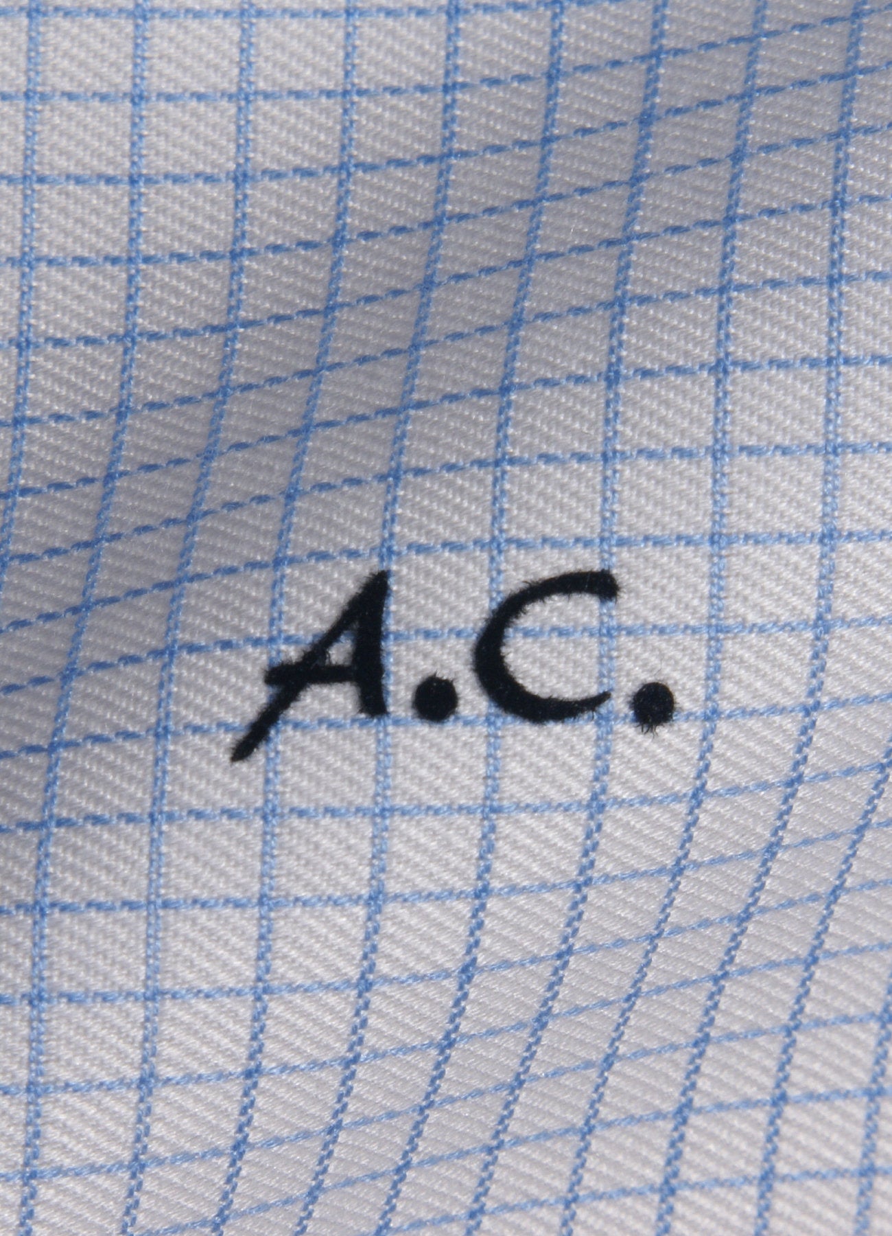 Iniziali per camicie stile "Canaletto" personalizzate pronte da applicare