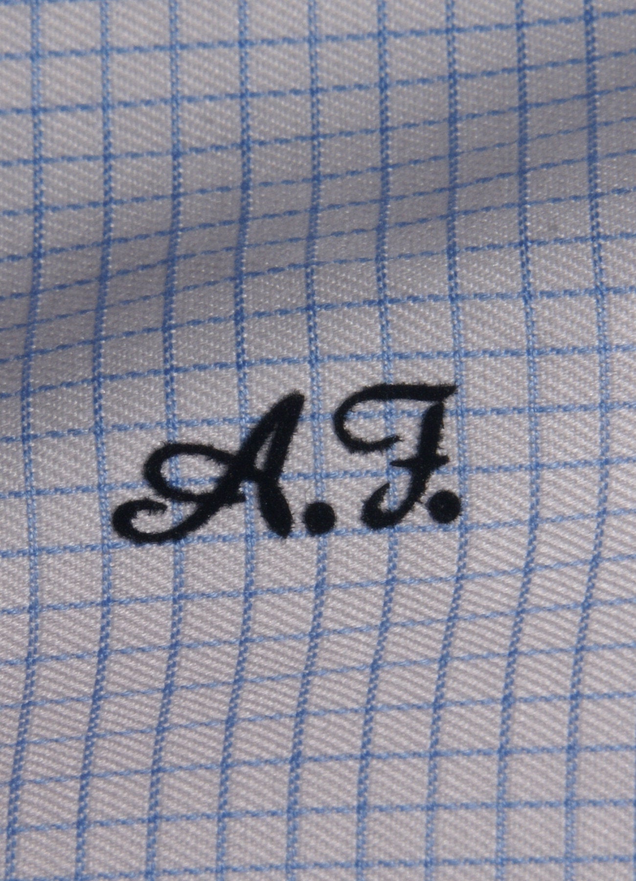 Iniziali per camicie stile "Botticelli" personalizzate pronte da applicare