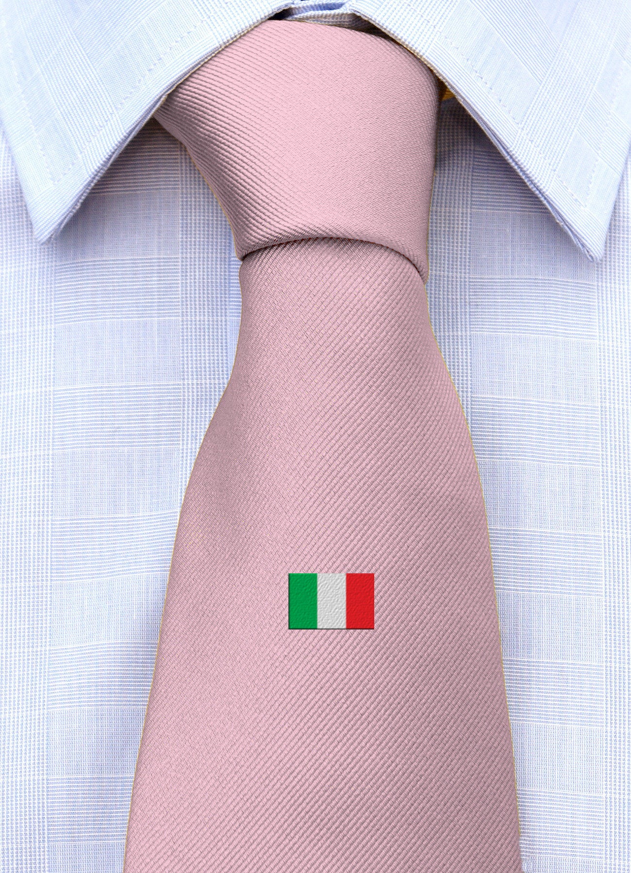 Cravatta con bandiera italiana