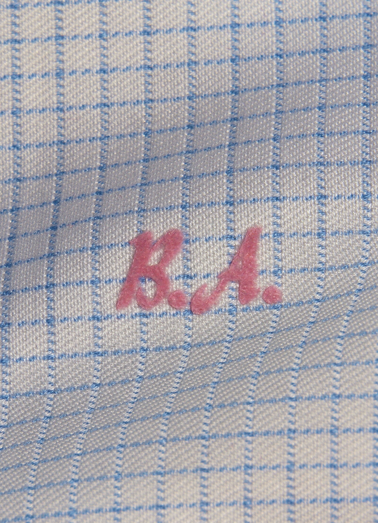 Iniziali per camicie stile "Tiziano" personalizzate pronte da applicare