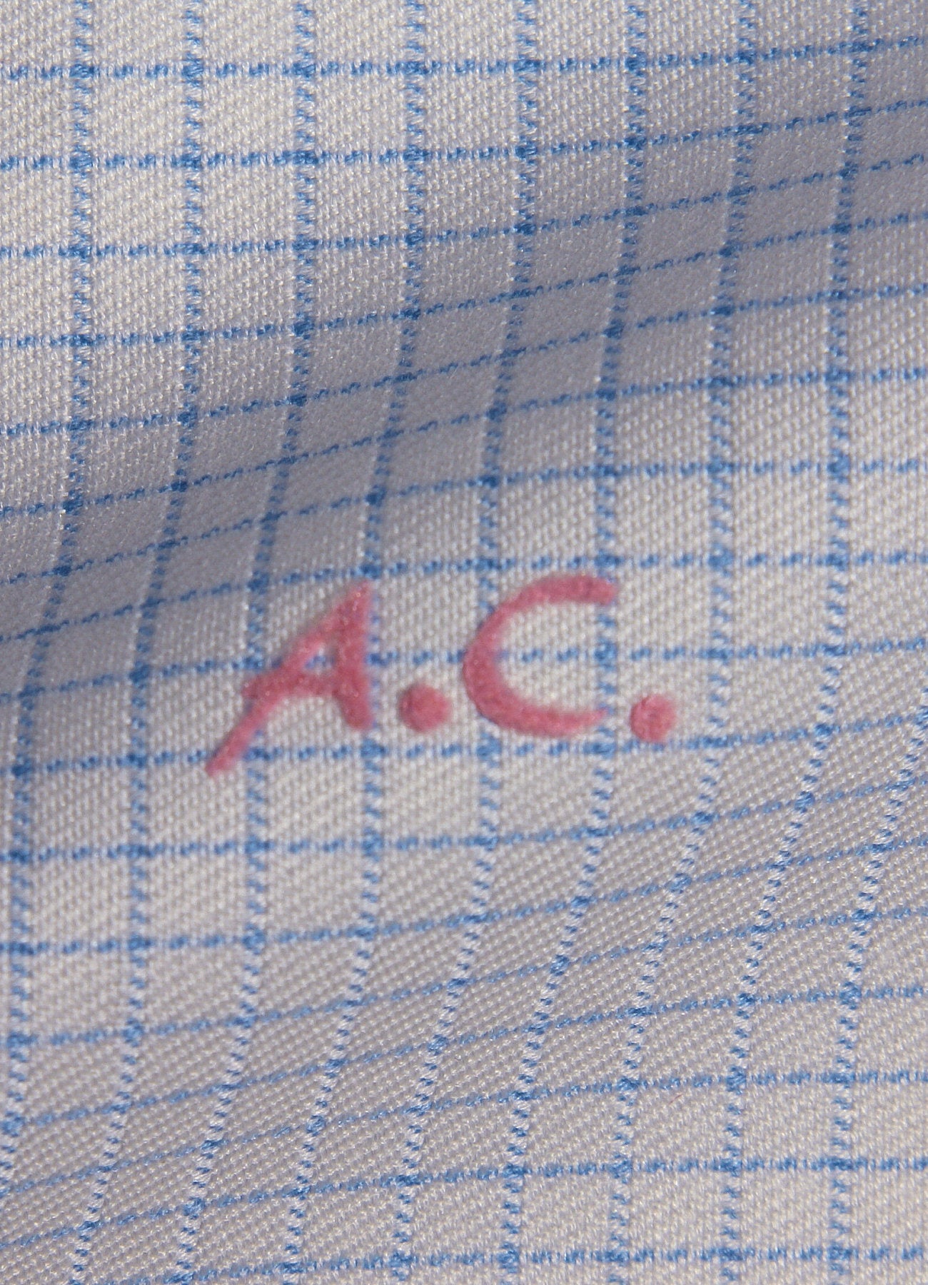 Iniziali per camicie stile "Canaletto" personalizzate pronte da applicare