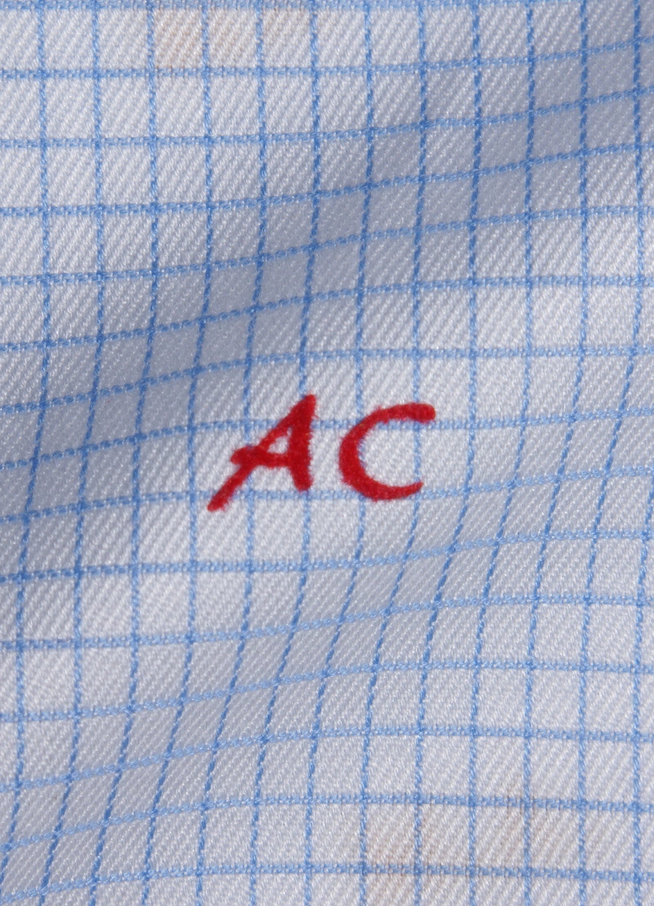 Iniziali per camicie stile "Canaletto" personalizzate pronte da applicare