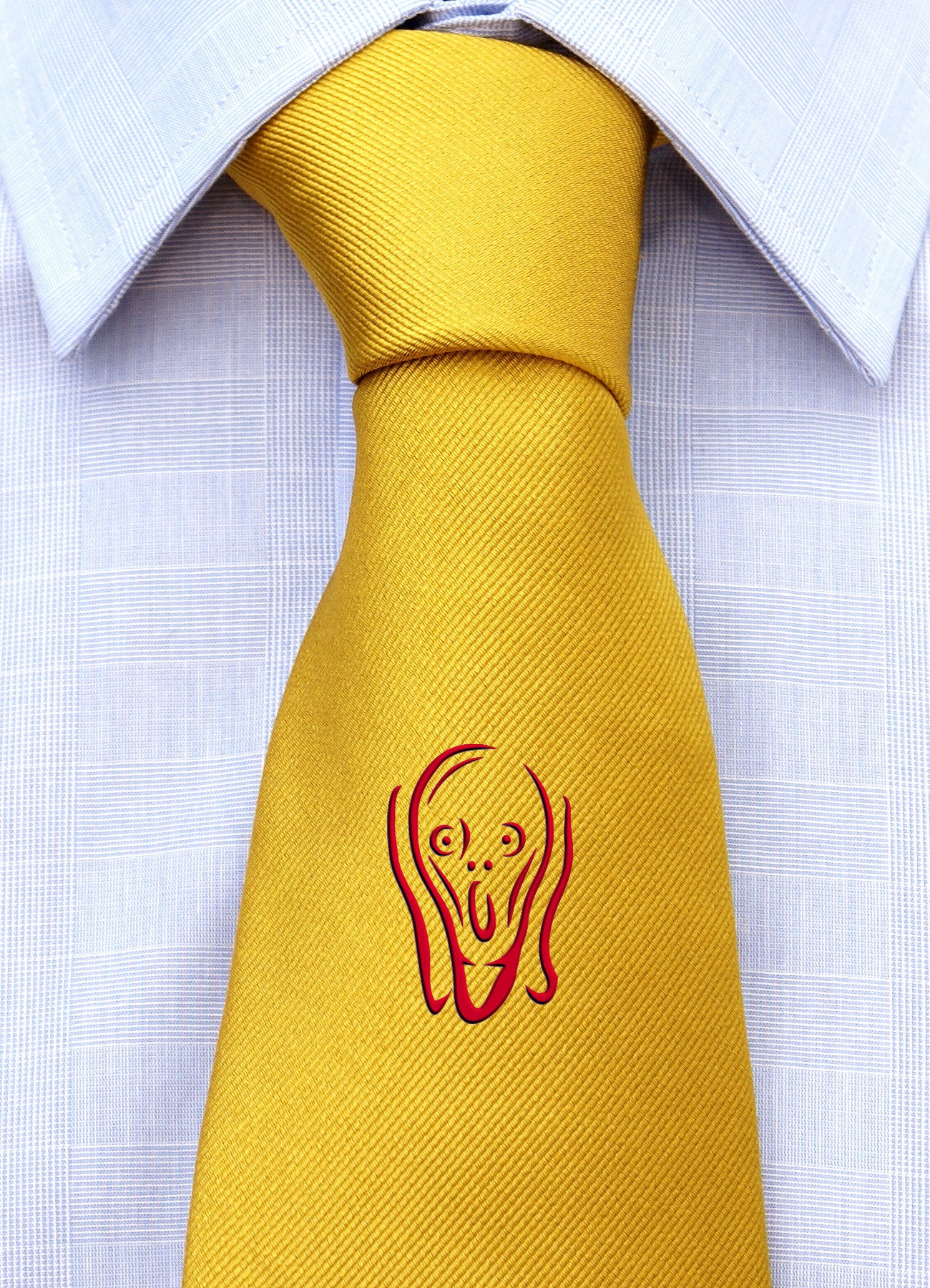 Cravatta Iconica "L'Urlo di Munch"