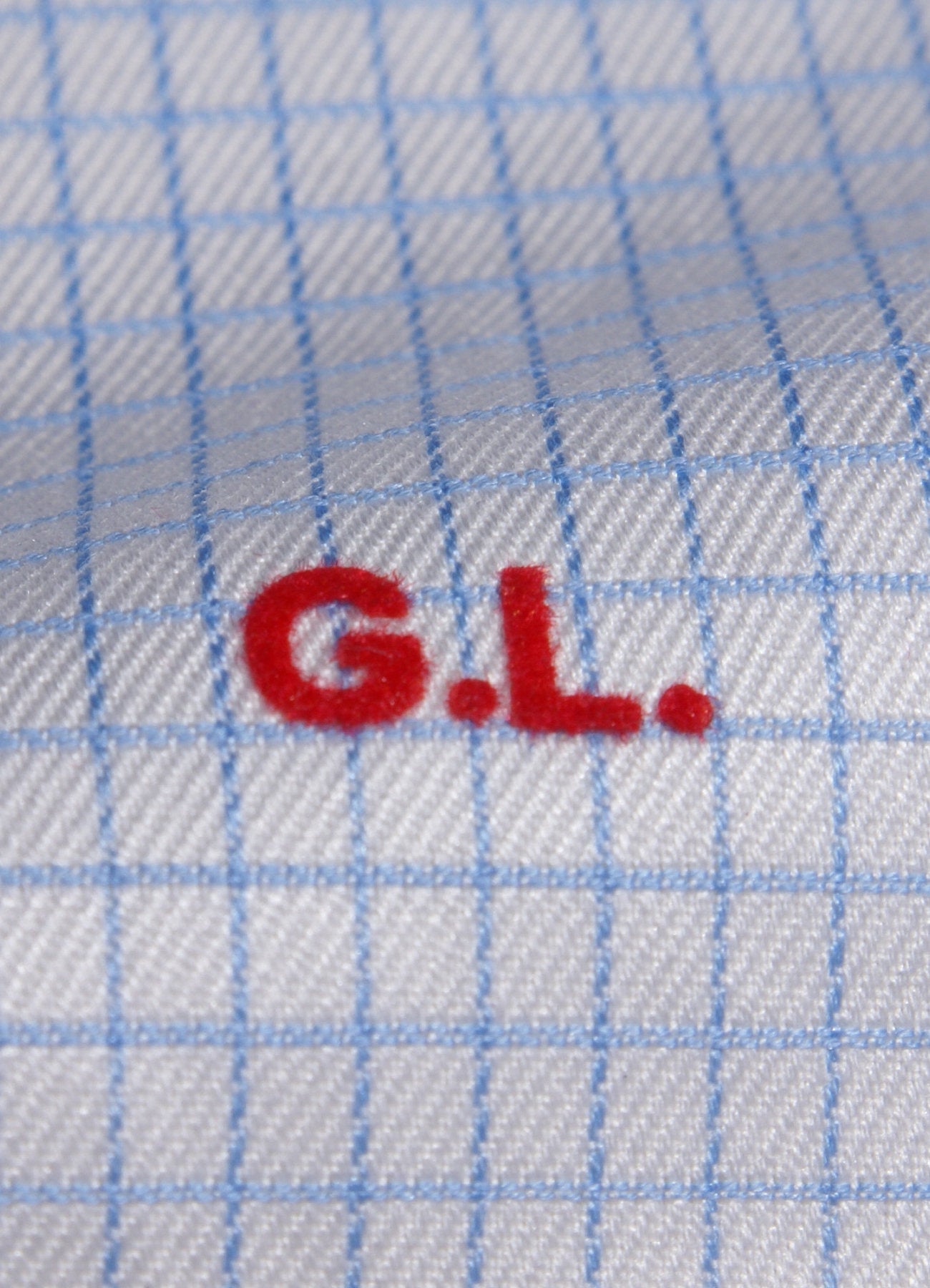 Iniziali per camicie stile "Modigliani" personalizzate pronte da applicare