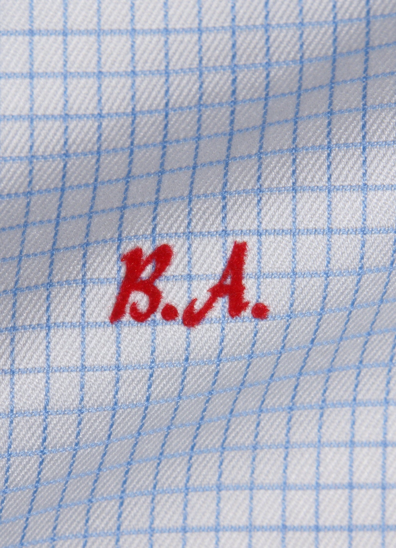 Iniziali per camicie stile "Tiziano" personalizzate pronte da applicare