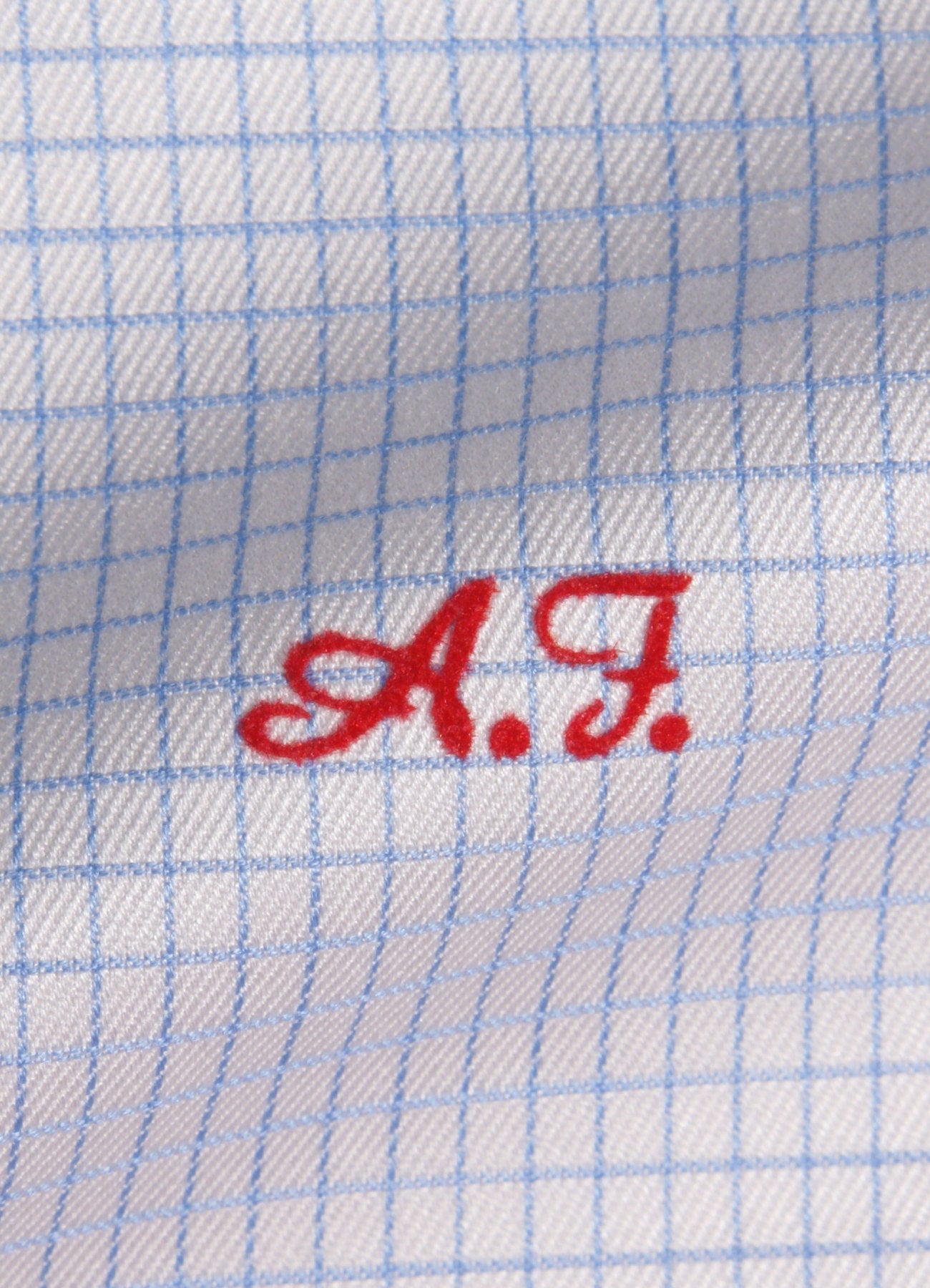 Iniziali per camicie stile "Botticelli" personalizzate pronte da applicare