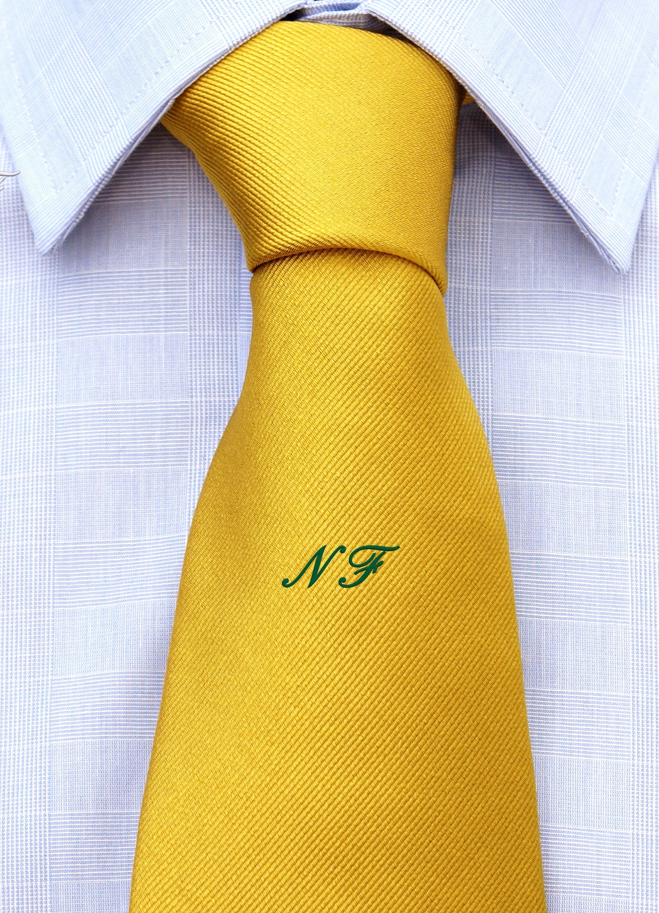 Cravatta con le Tue iniziali un stile "Michelangelo"