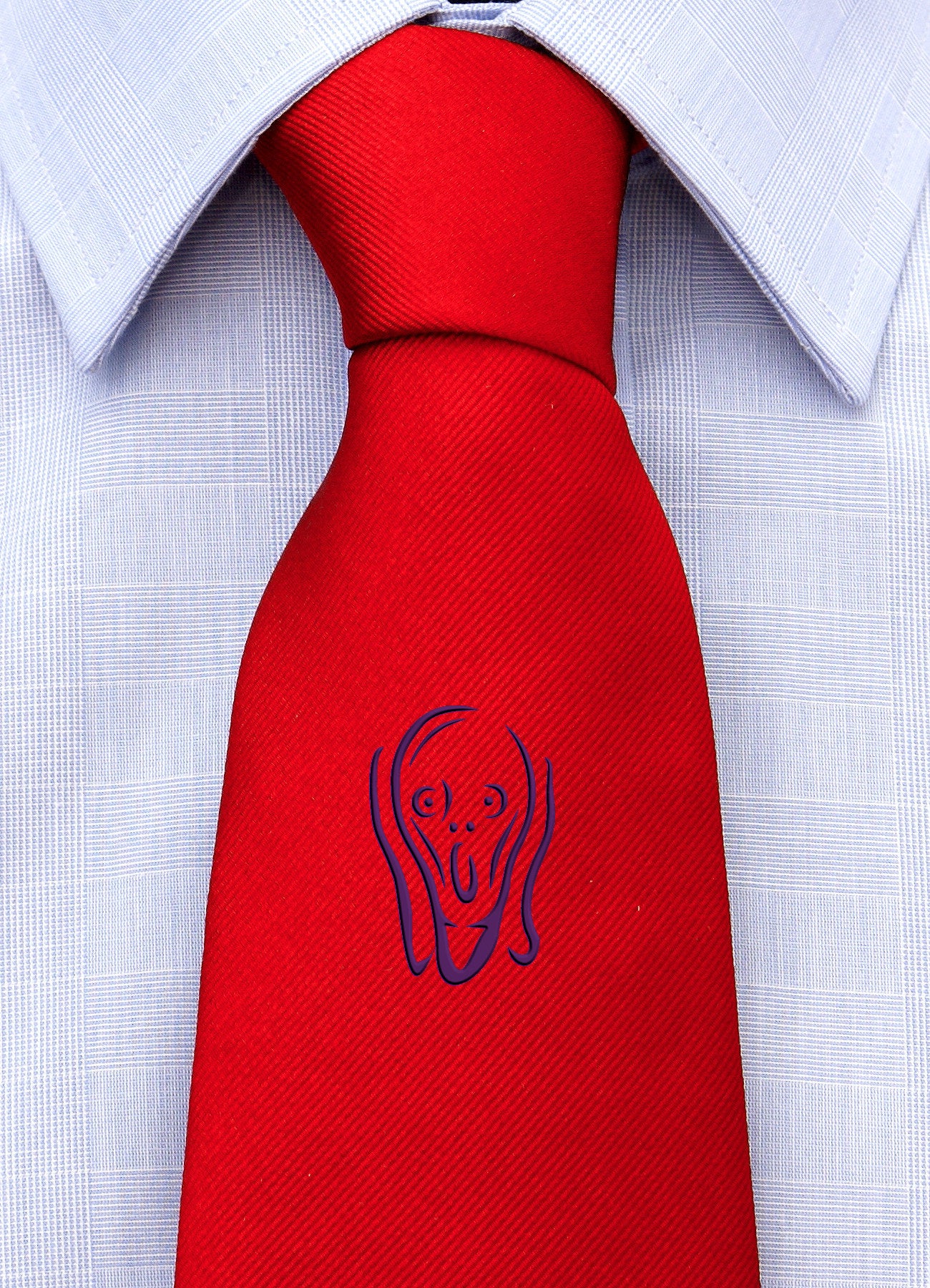 Cravatta Iconica "L'Urlo di Munch"